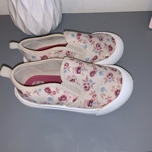Cute floral sneakers